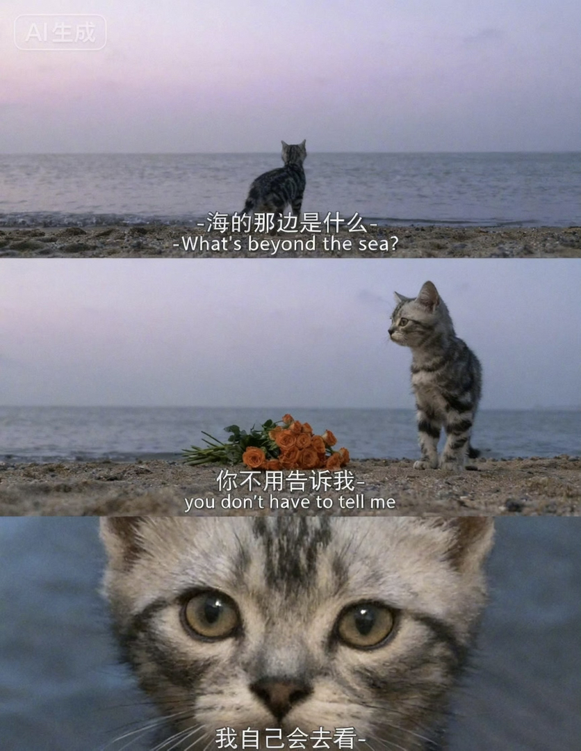 西安虎斑小猫小女孩