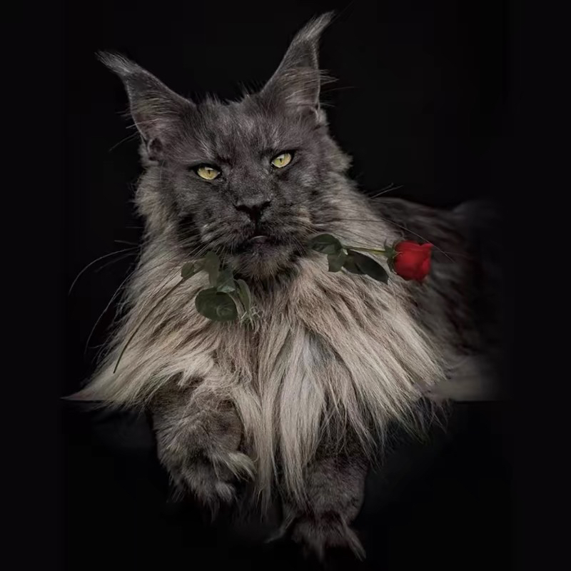 烟熏色❤️黑色❤️缅因猫 疫苗齐全高端货